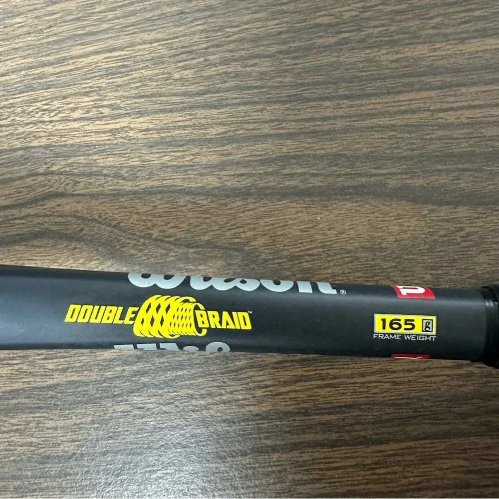 Wilson Hyper Pro Staff 165 Carbon Double Braid Squash Racquet w. case - Picture 7 of 16